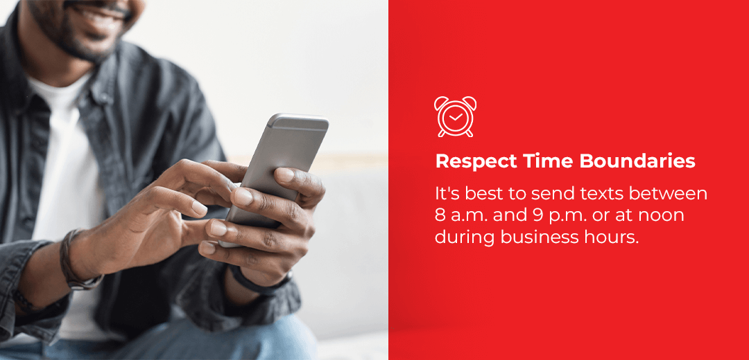 Respect Time Boundaries with SMS