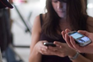 girl on cell phone