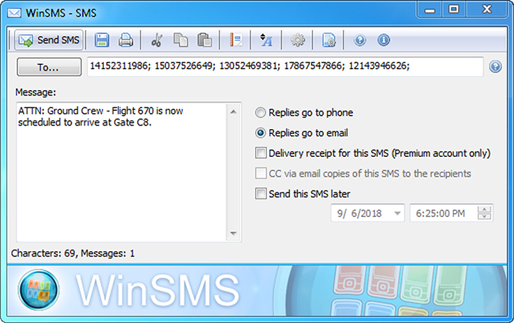 sms sender for windows