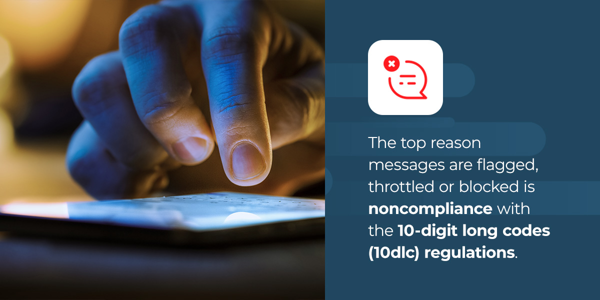 Top reasons SMS messages are flagged