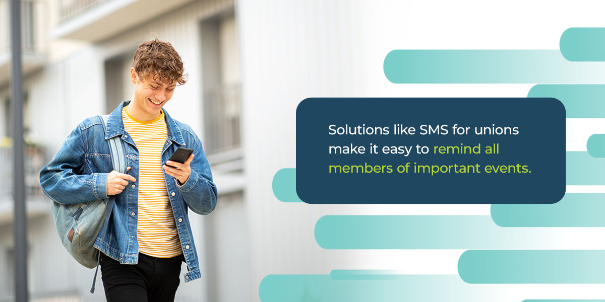 SMS solutions for unions