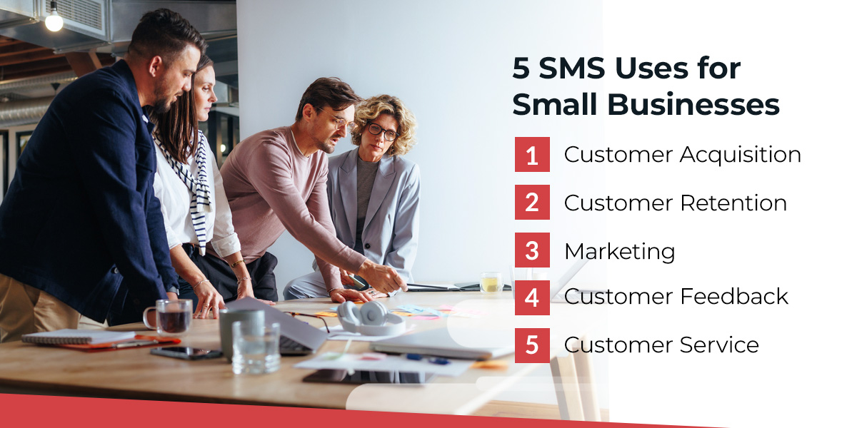 5 uses of SMS for small business