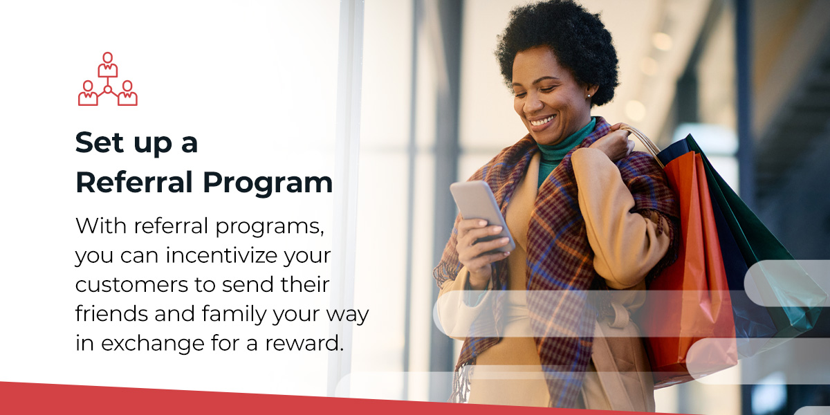 Set up a referral program