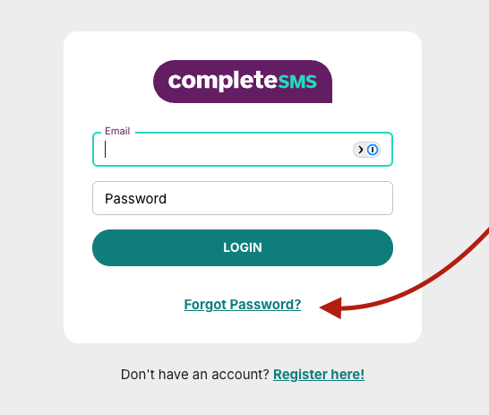 Screenshot 2025-07-18 at 2.49.36 PM Forgot password reset location on login page.